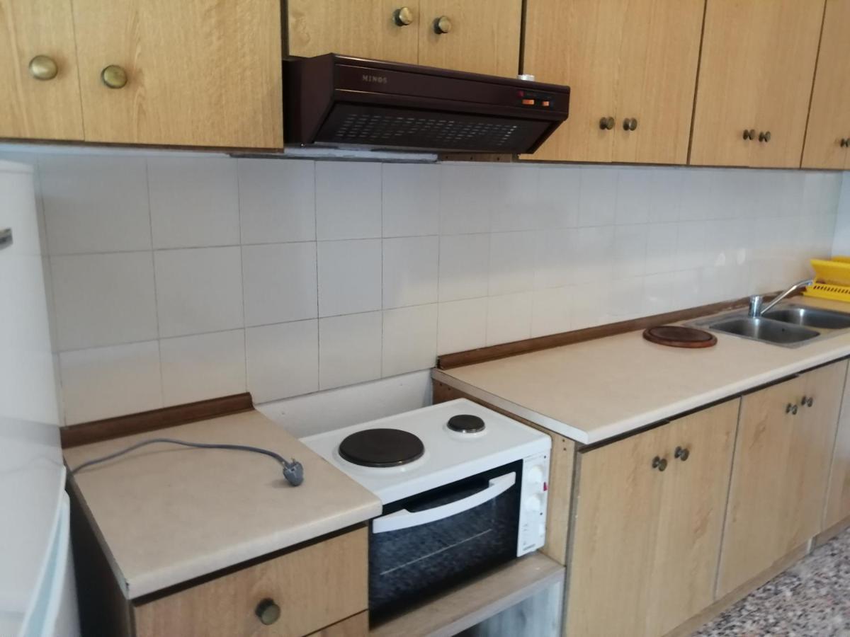 Ο Ακλόνητος Aparthotel Néa Meságkala Bagian luar foto