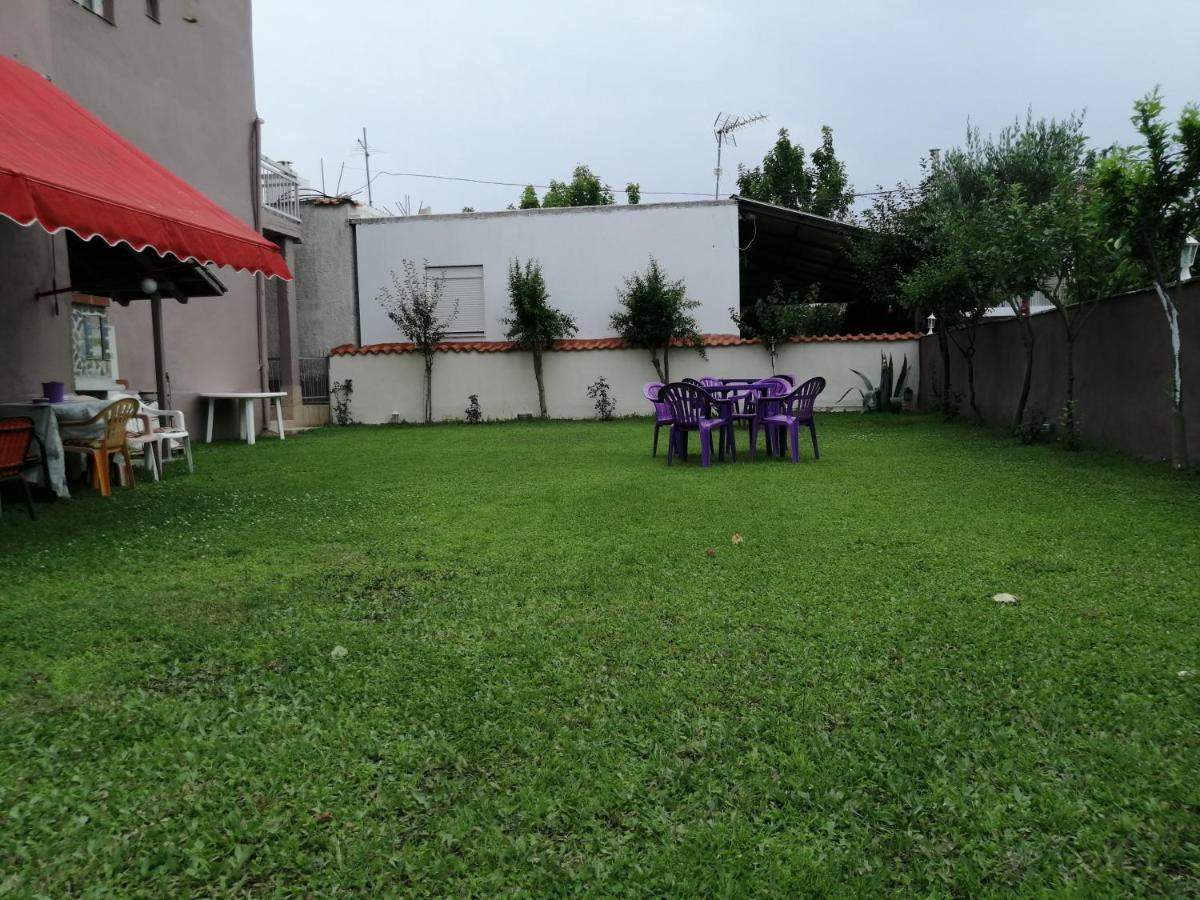 Ο Ακλόνητος Aparthotel Néa Meságkala Bagian luar foto