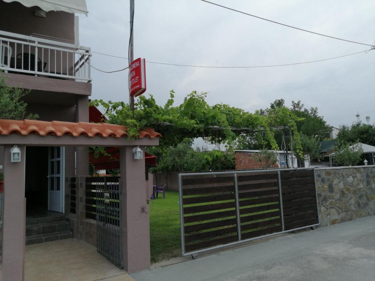 Ο Ακλόνητος Aparthotel Néa Meságkala Bagian luar foto