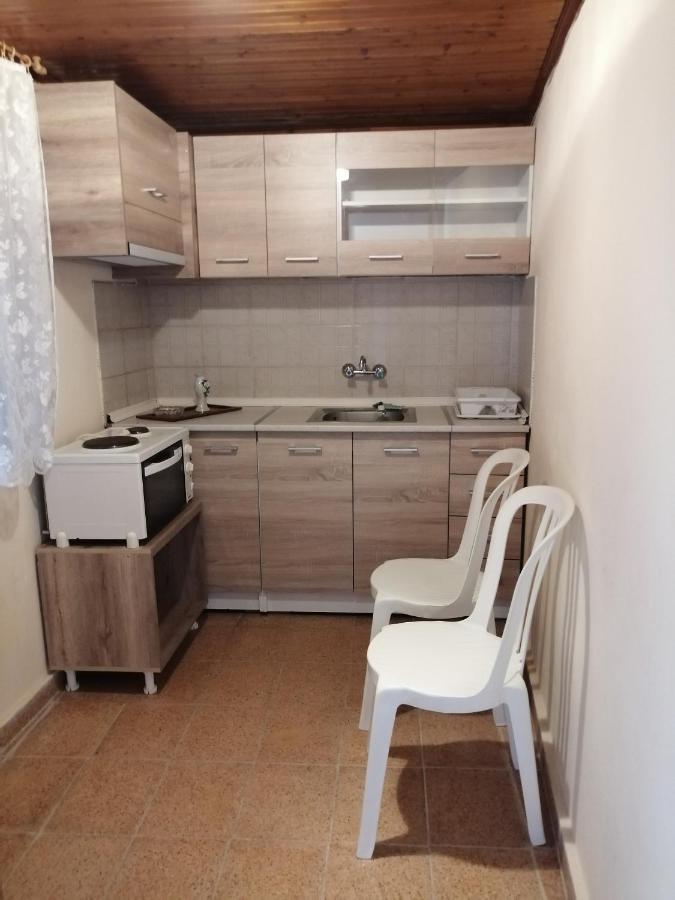 Ο Ακλόνητος Aparthotel Néa Meságkala Bagian luar foto